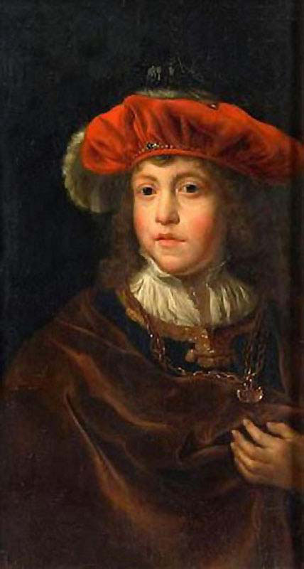 Boy with red Cap and Gold Chain